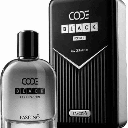Code Black perfume bottle and packaging on a white background at best price online
