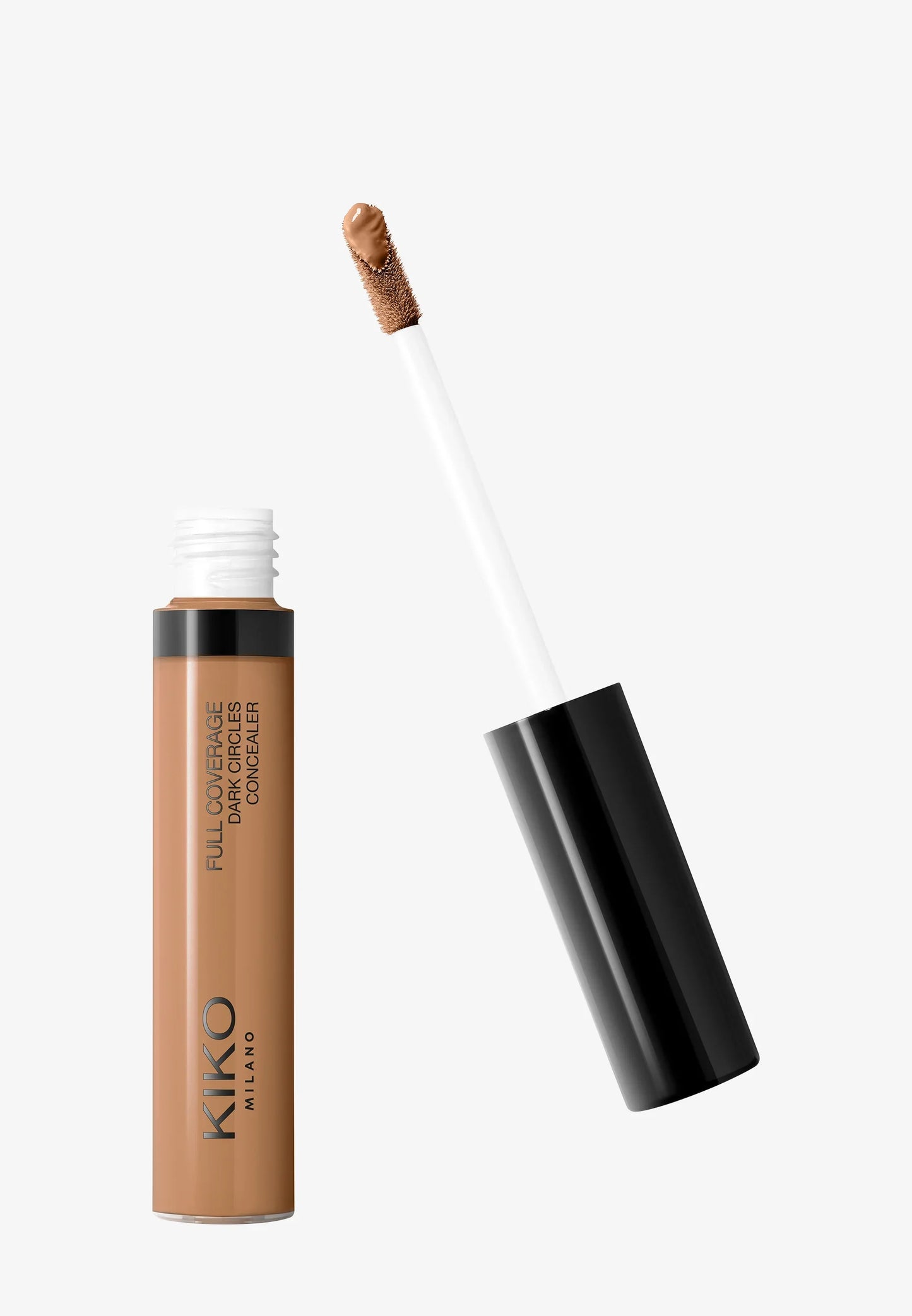 Kiko Milano concealer bottle with applicator on a white background