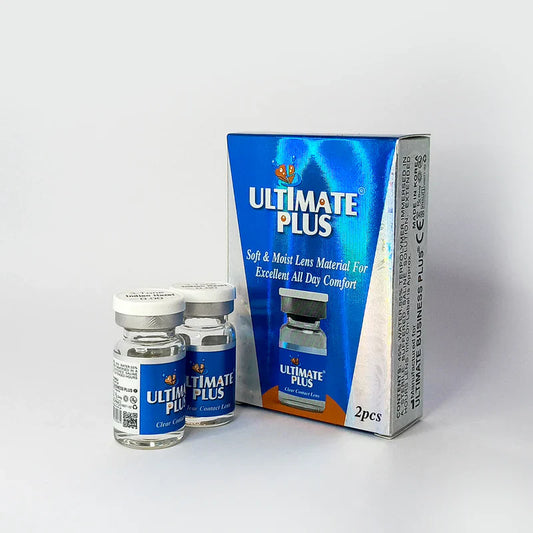 Two bottles and a box of Ultimate Plus on a white background at best price online sale in Pakistan