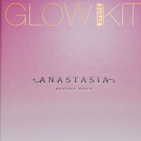 Anastasia Beverly Hills Glow Kit packaging with a pink gradient background