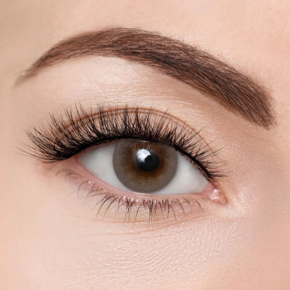 Close-up of a woman's eye with comfort soft lens at Maqbool store