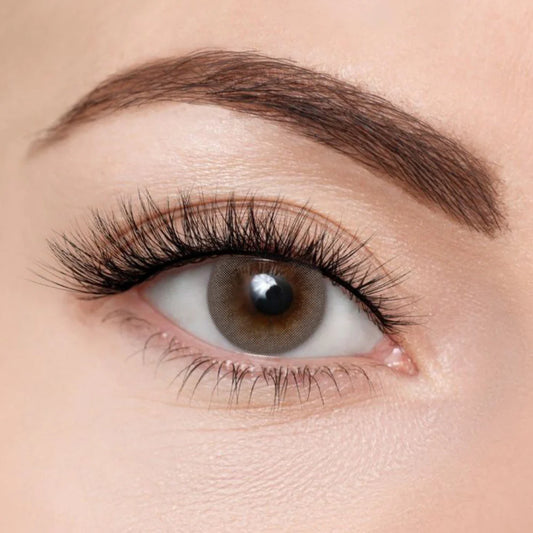 Close-up of a woman's eye with comfort soft lens at Maqbool store