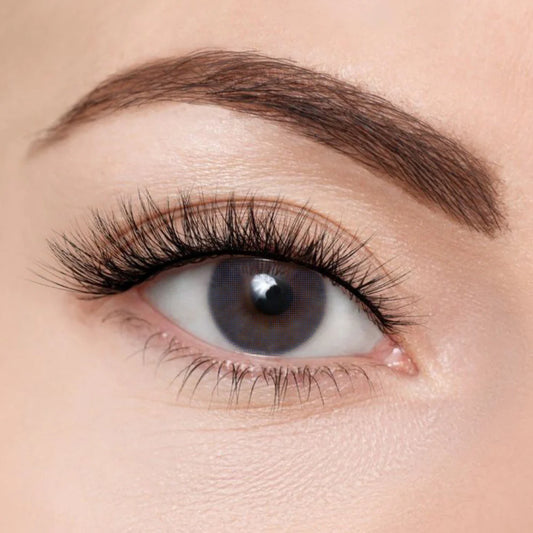 Close-up of a woman's eye wear comfort soft lenses at Maqbool store
